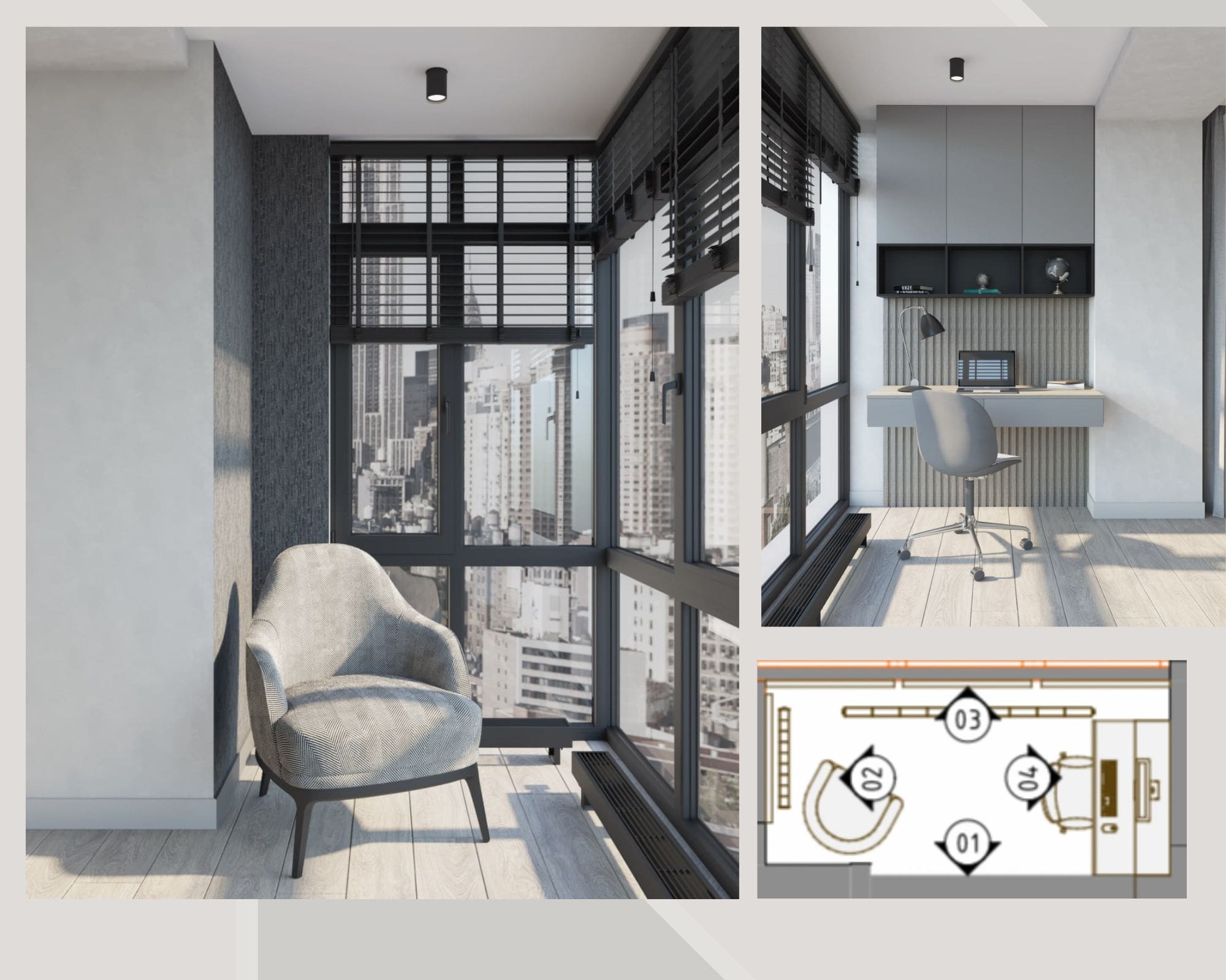 Двухкомнатная квартира в ЖК «Скандис озеро», площадь 65,95 м2 ...
